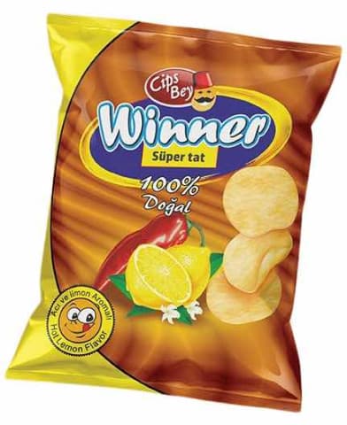 winner patates cipsi (acı ve limon aromalı)