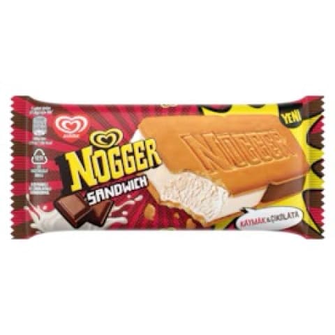 Nogger sandwich kaymak-çikolata