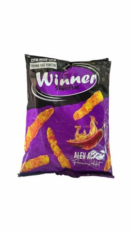 winnrt alev acı çıtır mısır cipsi