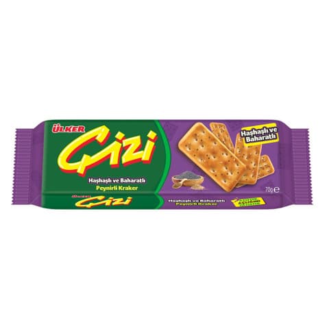 ÜLKER ÇIZI HAŞHAŞLI VE BAHARATLI 70 G