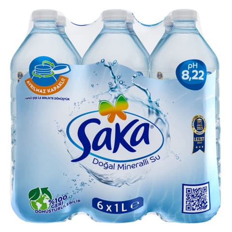 SAKA SU 1 L ADET 6