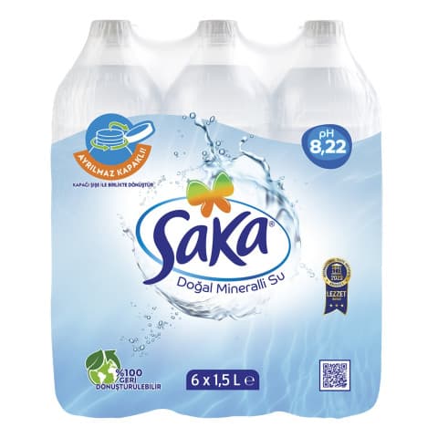 SAKA SU 1.5 L ADET 6