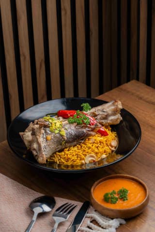Meat biryani