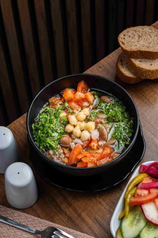 Beans with olive oil