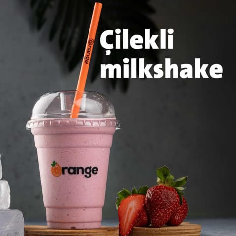 çilek milkshake