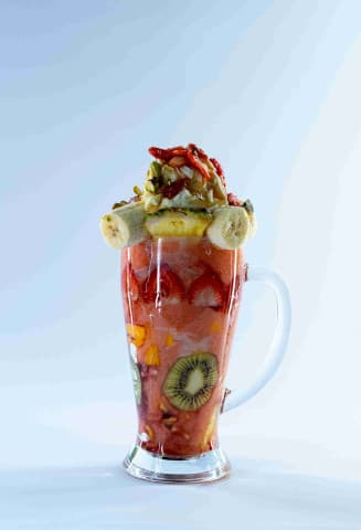 Fruits Cocktail with Achta Large size