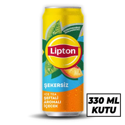 LİPTON ICE TEA ŞEFTALİ ŞEKERSİZ 330 ml