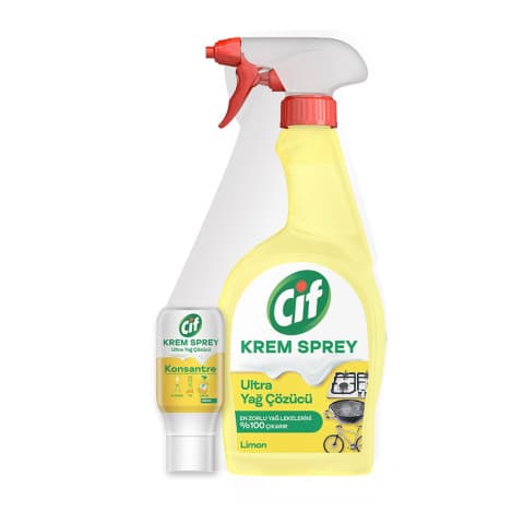 CIF KREM SPREY LİMON 750 ml + 250 ml