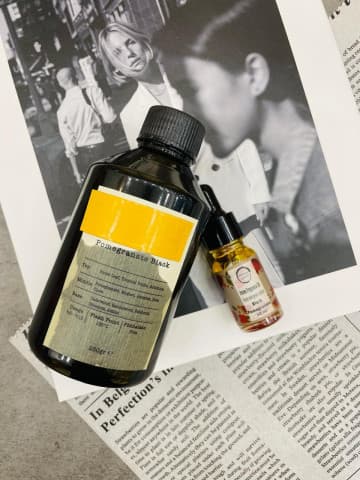 زيت عطري منزلي بالرمان الاسود