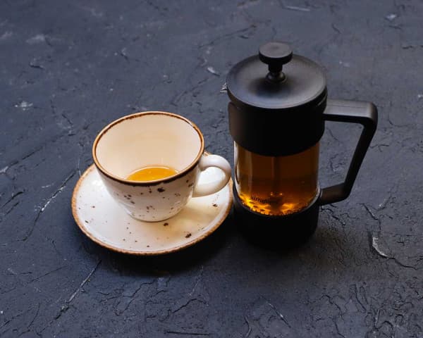 flowers tea with honey