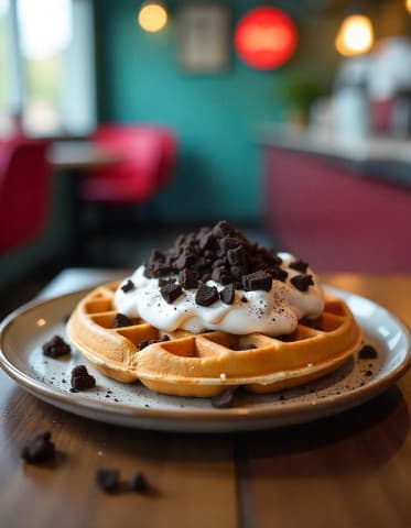 Oreo waffle