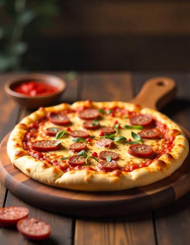 SUCUKLU PİZZA
