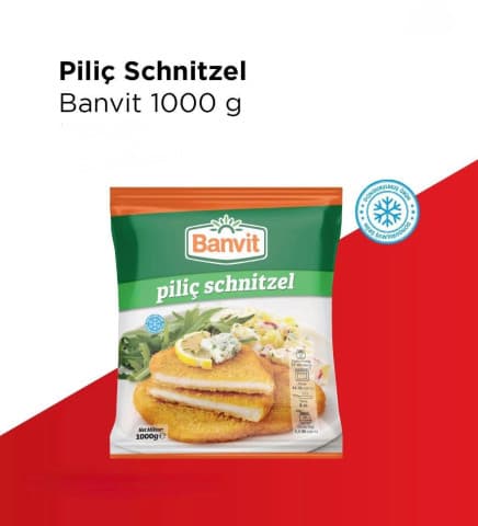 BANVİT PİLİÇ SCHNİTZEL 1000 G