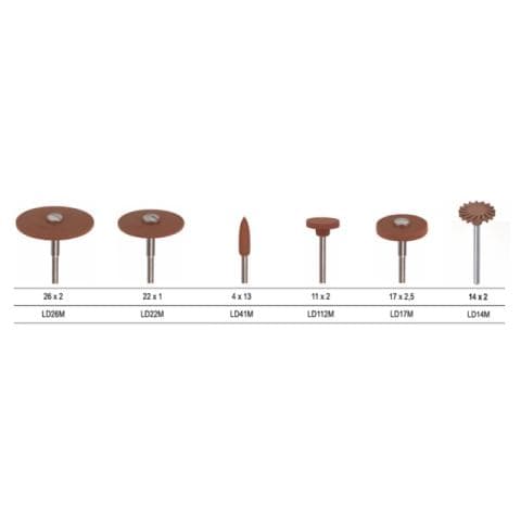 NAIS Diamond Polishers For Lithium Disilicate (Smoothing & Polishing)