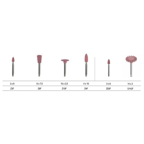 NAIS Diamond Polishers For Zirconia (Step High Gloss Polishing)