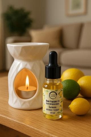 زيت عطري منزلي علاجي بزيت الليمون