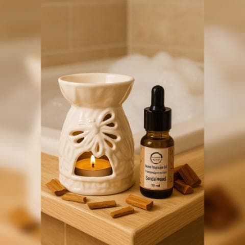 زيت عطري منزلي بعطر خشب الصندل