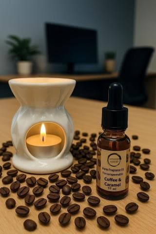 زيت عطري منزلي بعطر  القهوة المحمصة