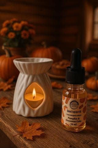 زيت عطري منزلي بعطر كعكه اليقطين بالقرفة