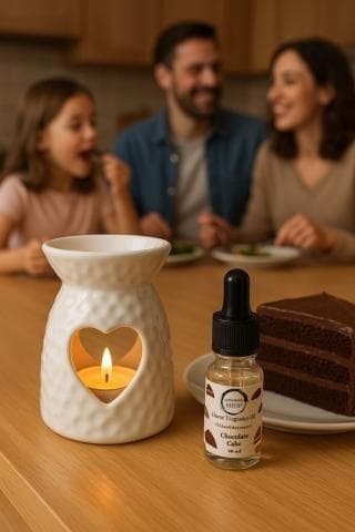 زيت عطري منزلي بعطر شوكولاتة كيك