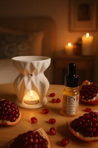 زيت عطري منزلي بالرمان الاسود