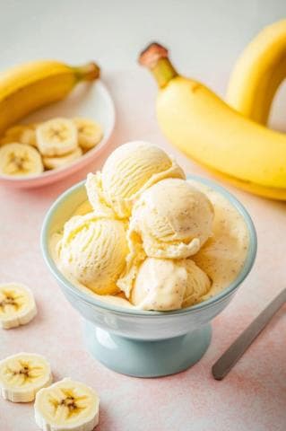 آيس كريم موز