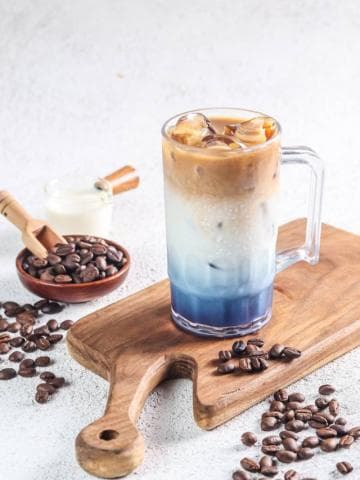 بلو بيري لاتيه