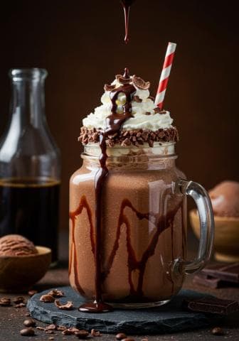 ميلك شيك شوكولا