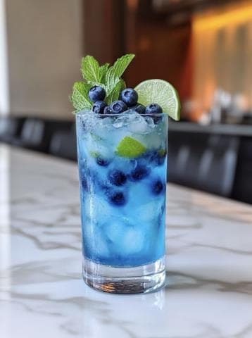 موهيتو بلو بيري