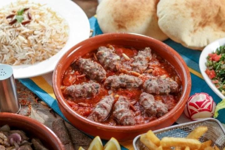 كباب هندي مع رز