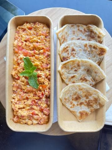 Chapati Egg Shakshuka 