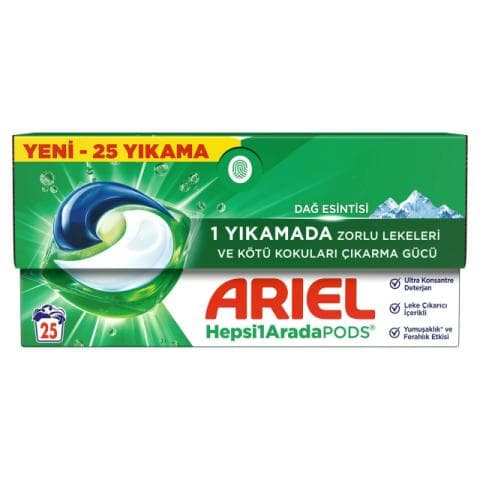 ARIEL HEPSİ 1 ARADA DAĞ ESİNTİSİ ADET 25