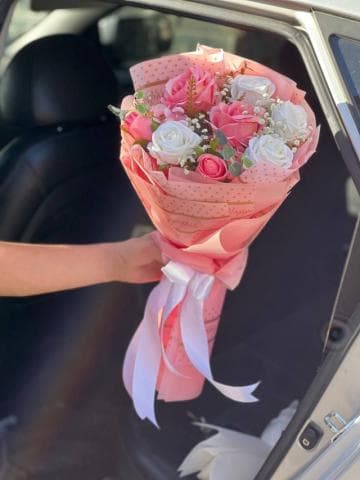 بوكيه ورد صناعي 9