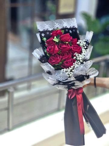 بوكيه ورد صناعي 16