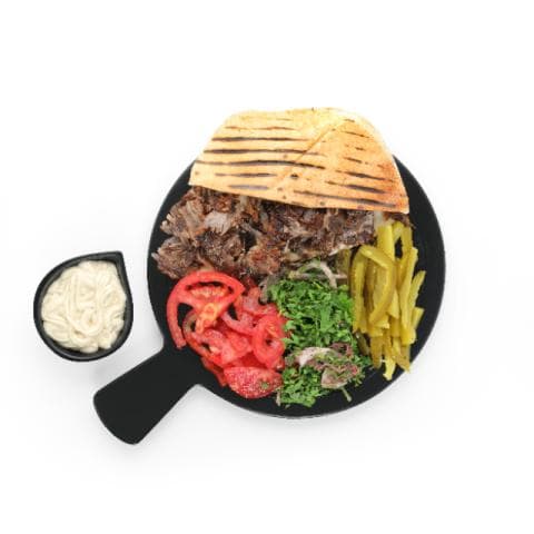 نصف كيلو شاورما لحمة