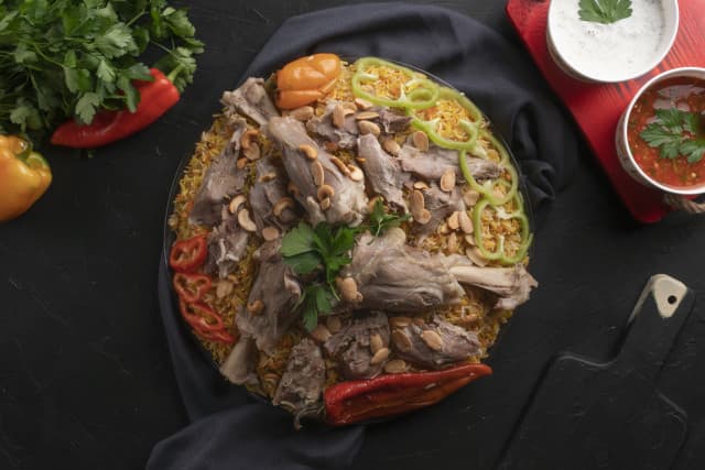 Lamb meat mandi &nuts- 5 persons
