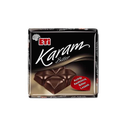 ETİ KARAM BİTTER ÇİKOLATA 45% KAKAO 60 G