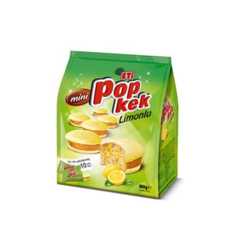 ETİ POP KEK MİNİ LİMONLU 180 G ADET 10