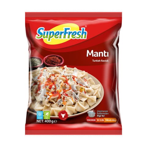 SUPER FRESH MANTI 400 G