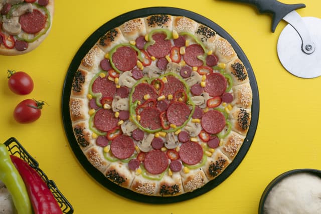 karışık pizza (büyük)