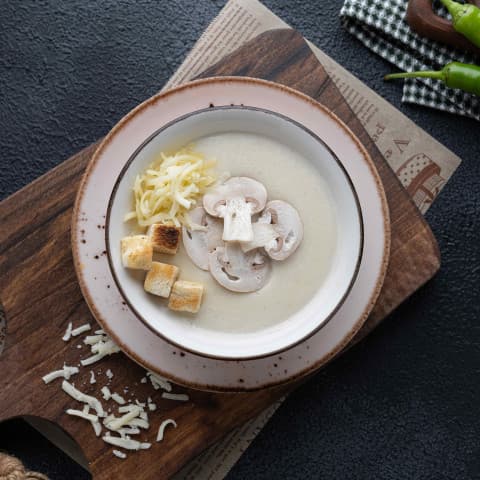شوربة كريم فطر