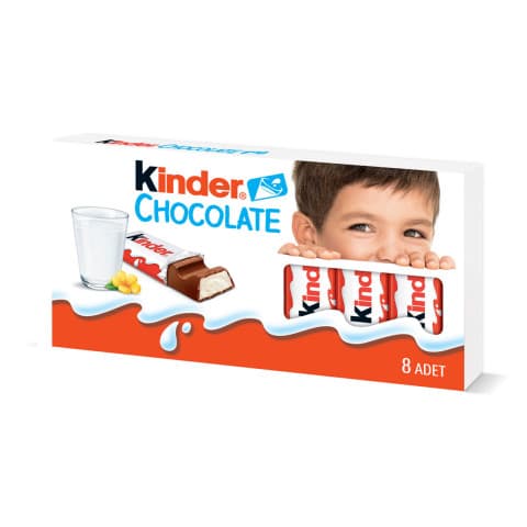 KİNDER CHOCOLATE 100 G ADET 8