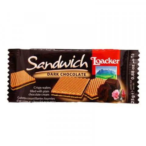 LOACKER DARK CHOCOLATE 25 G