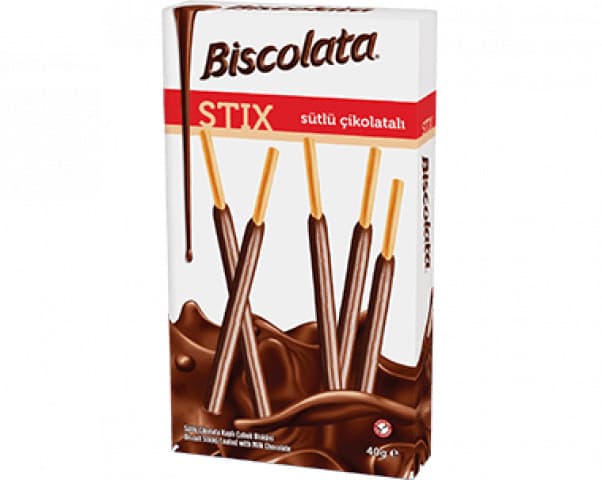 BİSCOLATA STIX SÜTLÜ ÇİKOLATALI 40 G
