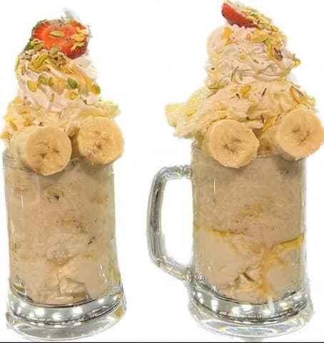 Milk cream cocktail