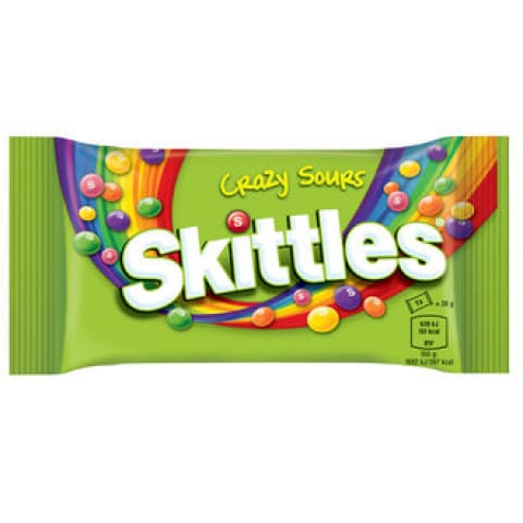 SKITTLES CRAZY SOURS 38 G