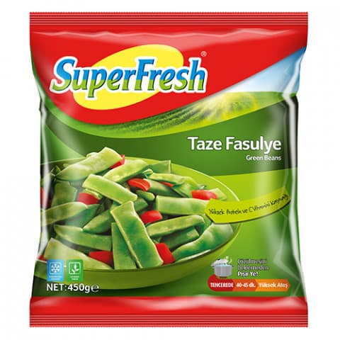 SUPER FRESH TAZA FASULYE 450 G