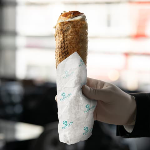Double shawarma sandwich