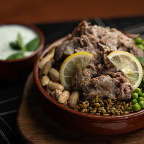 Freekeh with meat