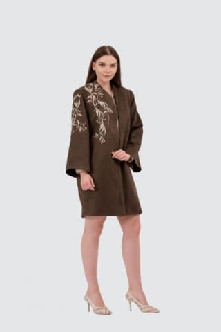 The olive green coat